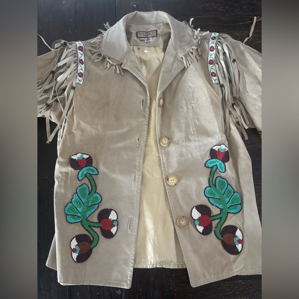 Double D Ranch Leather Fringe Jacket